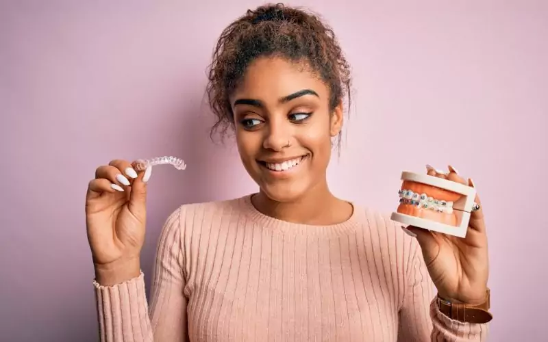 invisible braces different from regular metal braces